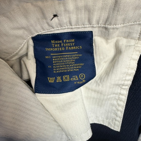 Polo Ralph Lauren Pants Mens 34x32 (33x30) Navy Corduroy Trousers Classic Fit - Picture 8 of 11